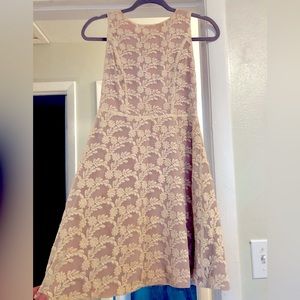 High Waisted A-line Boutique Dress